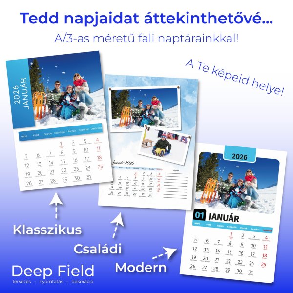 Miért ideális ajándék a családi naptár karácsonyra?